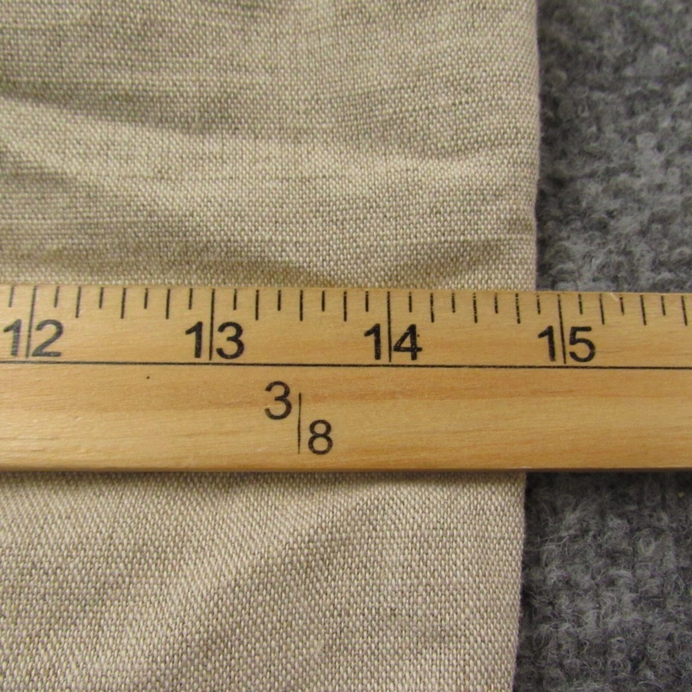 Vintage Savane Silkworks‎ Chino Shorts Mens 36 Beige Linen Blend Pleated Preppy - Picture 7 of 13